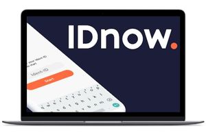 Das Bild zeigt das Logo der APP IDnow zur Online-Legitimierung